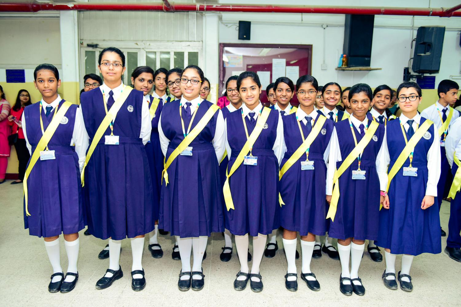Students in uniform